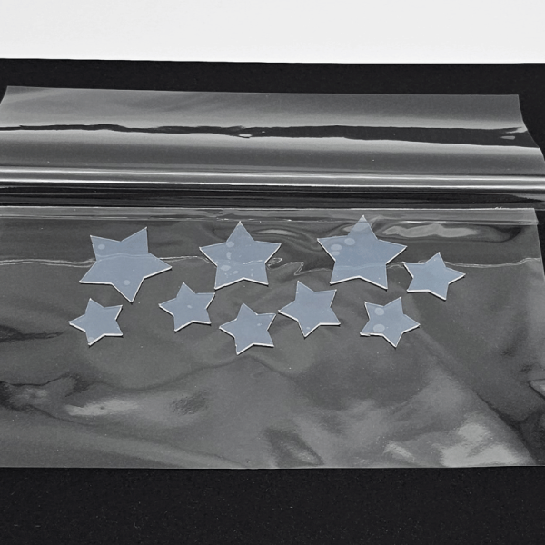 Sterne 9er Set - Silikoneinlage / Silikonstempel